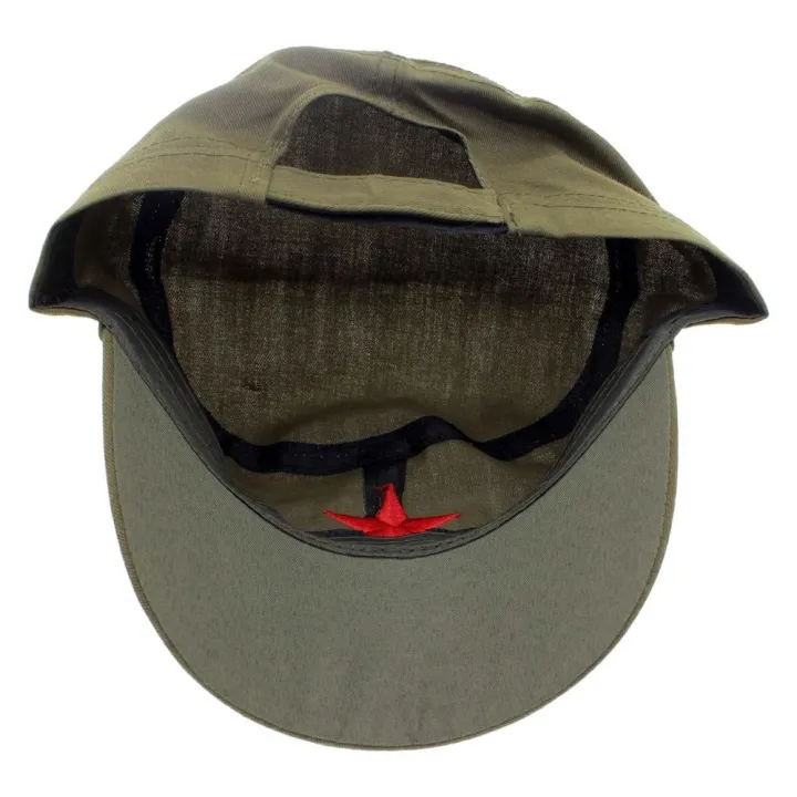 New%20China%20Chairmen%20Mao%20Red%20Star%20Pattern%20Flat%20Top%20Cotton%20Fabric%20Army%20Cap%20Hat%20-%20Image%206