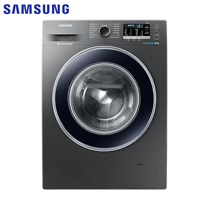 Samsung%20Ww81J54E0Bx%20-%208Kg%20Fully%20Automatic%20Front%20Loading%20Washing%20Machine%20With%20Eco%20Bubble%20&%20Hygiene%20Steam%20Wash%20-%20Image%204