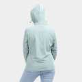 Mint Green Polyester Full Sleeve Front Zippered Design Windcheater For Women. 