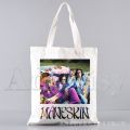 Maneskin Women Canvas Tote Bag Eco-friendly Shopping Bag Large Capacity Shoulder Bag For Women Foldable Beach Shopping Bag UNXY. 