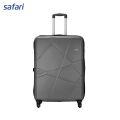 SAFARI  PENTAGON PRO Hard Luggage | (Large) | 100% Polypropylene | 4 Wheels |  TSA Lock | Secure Zipper | Shoe pouch. 