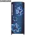 Samsung Single Door Refrigerator 230 Liters Direct Cooling Digital Invertor  _ RR24A272ZCU ( Camellia Blue). 