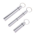 Aluminum Pill Box Case Bottle For Traveling Camping Container Keychain Maoxiu. 