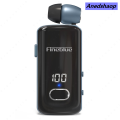 NEW Anedshaop Fineblue F580 Clip-on Lotus Wireless Headset Bluetooth 5.3 Headphones 【2025 Version】 with Mic Power Display Earbuds Noise Cacelling Auriculares. 