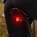 Intelligent IP55 Waterproof Smart Brake Bicycle Taillight Type-C Rechargeable Seat Bow Mount Auto Start/Stop Tail Light Battery Display Brake Sensing Intelligent Brake Sensing Taillight Night Riding. 