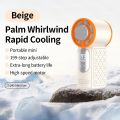 Portable High Speed Handheld Turbo Fan 199 Adjustable Gears Adjustable Speeds Mini Fan Rechargeable LED Display Small Electric Fan Summer Cooling. 