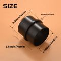 OYPFXMI 2X 75mm Car Heater Duct Joiner Pipe Air Parking Heater Hose Line Connector for (Long 79mm). 