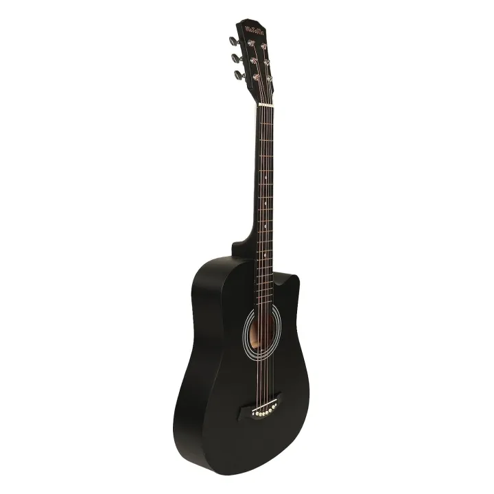 Medellin%2038%E2%80%9D%20Acoustic%20Guitar%20Matt%20finish%20with%20Bag%20,%20strap,%20string%20and%20picks%20(Black)%20-%20Image%202