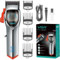 VGR V-647 Professional Hair Clipper | 9000 RPM Magnetic Motor, Cordless Rechargeable Hair Cutting Machine with LED Display for Men, Salon Barber Supplies. 