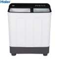 Haier 7 Kg Semi Automatic Top Loading Washing Machine HTW70-178BK (Toughened Glass, Black). 