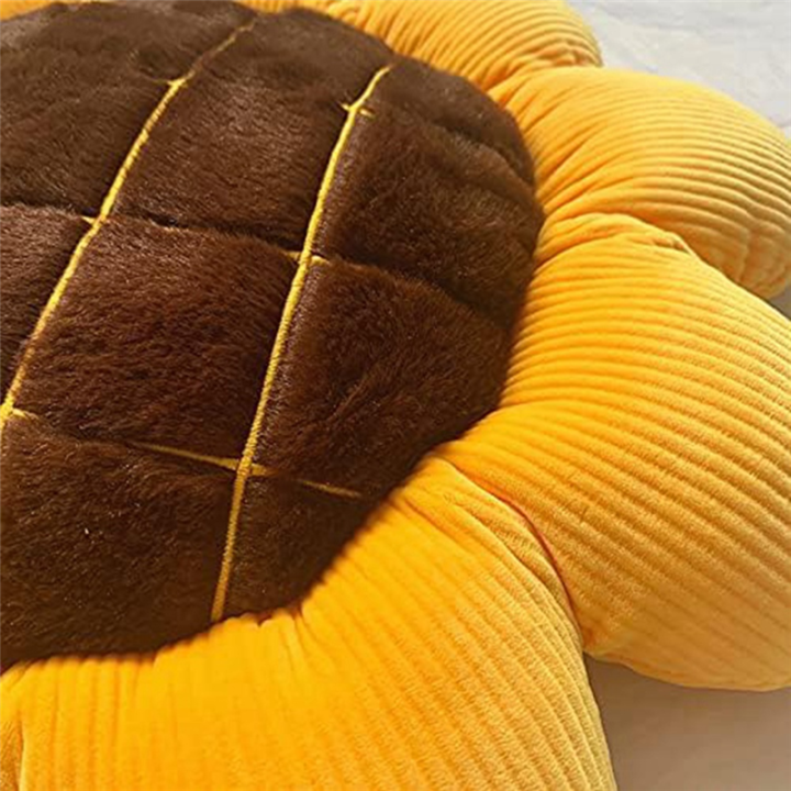 Yellow%20Sunflower%20Cushion%20Mat%20Home%20Decor%20Reversible%20Floor%20Pillow%20Seating%20Cushion%20Soft%20Velvet%20Stuffed%20Throw%20Pillows%20Easy%20to%20Use%20-%20Image%202
