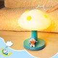 New Warm Soft Light Doraemon LED Night Light Companion Sleep Lamp Pat Control Anime Lamp Rechargeable Dimmable Bedside Light Study Room. 