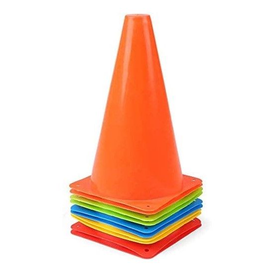 Training Cones Marker | 9 Inches | Set of 10 pieces
