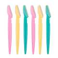 Reusable Face Razor | Eyebrow & Facial Hair Removal Razor | Safe & Pain free Remover | Pack of 6 Razors. 