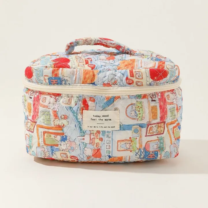 Portable%20Floral%20Graphic%20Cotton%20Quilted%20Makeup%20Bag%20Large%20Striped%20Polka%20Dots%20Travel%20Makeup%20Bag%20Graffiti%20Cute%20Organizer%20Women%20Girls%20-%20Image%206