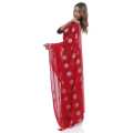 Red Color Georgette Chanda Chakori Saree For Women. 