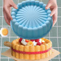 Kitchen accessories 6 Inch Charlotte Cake Pan Silicone Cheesecake Nonstick Round Silicone Baking Mold Cake Molds For Strawberry Shortcake Tart Pie JUE. 