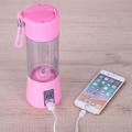 380Ml Blades Mini Usb Rechargeable Portable Electric Fruit Juicer Smoothie Maker Blender Machine Sports Bottle Juicing Cup Juicers. 