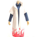 Qubix Anime Naruto Cosplay Cloaks Hokage Namikaze Minato Uniform Kakashi Capes Costume. 