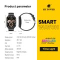 MyPower 2.04" Amoled Display Smartwatch TimeSqr8| Square shape Smartwatch | Bluetooth version 5.2 |Always On Screen| Bluetooth HD Calling | Health Tracking | IP67 Water resistant |1 Year Warranty.. 