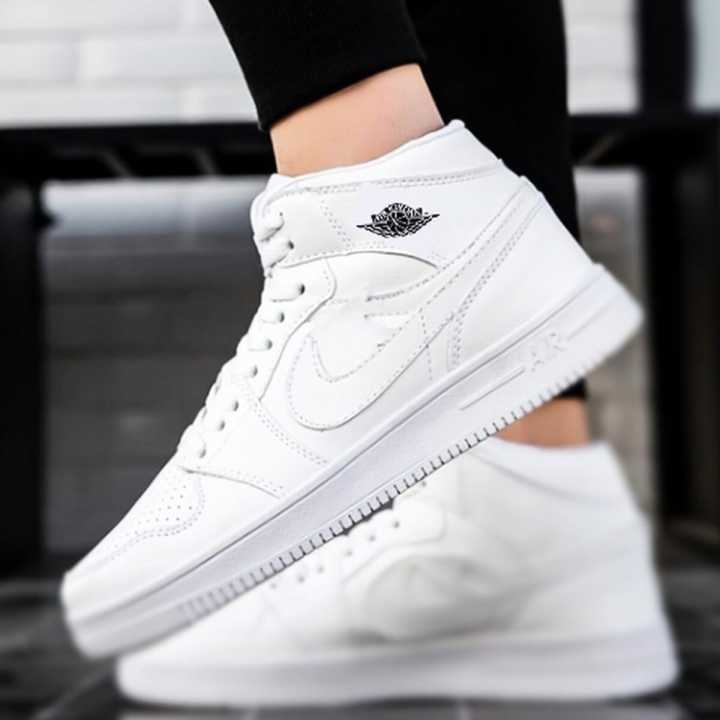 AR Jordan Full White High Sneaker for Men Daraz .np