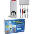 Automatic Universal Toothpaste Dispenser And 5 Tooth Brush Holder For Home Bathroom Acessories. 