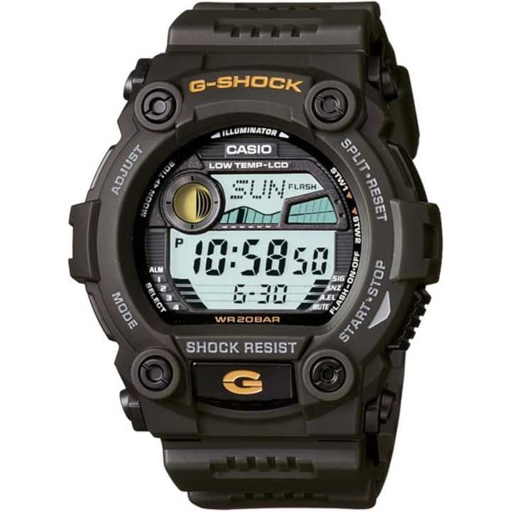 Casio G-7900-3Dr G-Shock Green Resin Digital Dial Watch For Men