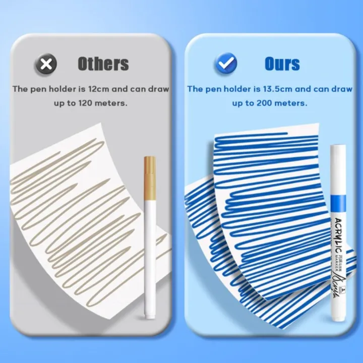 12-120%20Colors%20Professional%20Washable%20Acrylic%20Marker%20Pen%20Stackable%20Color%20Smooth%20Writing%20Watercolor%20Pen%20DIY%20Hand%20Drawing%20Quick%20Drying%20Art%20Painting%20Markers%20Stone%20Paint%20-%20Image%205