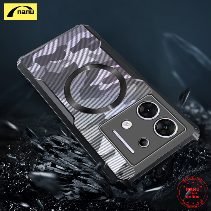 Nanu%20For%20Infinix%20Zero%2030%205G%20%5BCamouflage%20Beatles%5D%20Compatible%20with%20Magsafe%20Phone%20Case%20Shockproof%20Slim%20Soft%20Cover%20Transparent%20Back%20Protection%20Casing%20-%20Image%205