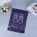 1Pc Multipurpose Portable Non-woven Shoes Storage Bag Dustproof Drawstring Shoe Organizer Household Travel Supplies. 