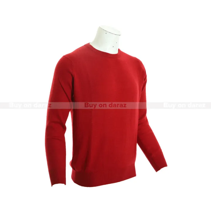Red%20Solid%20Pashmina%20Sweater%20For%20Men%20-%20Image%203