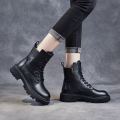 Martin Boots Chunky Boots Women Winter Shoes Comfortable Waterproof Ankle Boot Platform Boots. 
