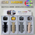 S9 Mini Women's Smart Watch Series 9 Bluetooth Call 10+UI Style Interface with Games, Sports, Fitness, Men's Smart Watch. 
