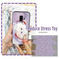 cute Soft Case Phone Case For Samsung Galaxy S9 Plus/S9+/SM-G9650 TPU Glitter Dirt-resistant Rotatable stand Durable. 