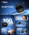 (NEW LAUNCH) Asta WOLF RAPTOR True Wireless Earbuds | ANC Noise Cancellation | 100 Hours Playtime | 4-Mic ENC for Clear Calls | Bluetooth 5.3 | 40ms Low Latency Gaming Mode | Fast Charging. 