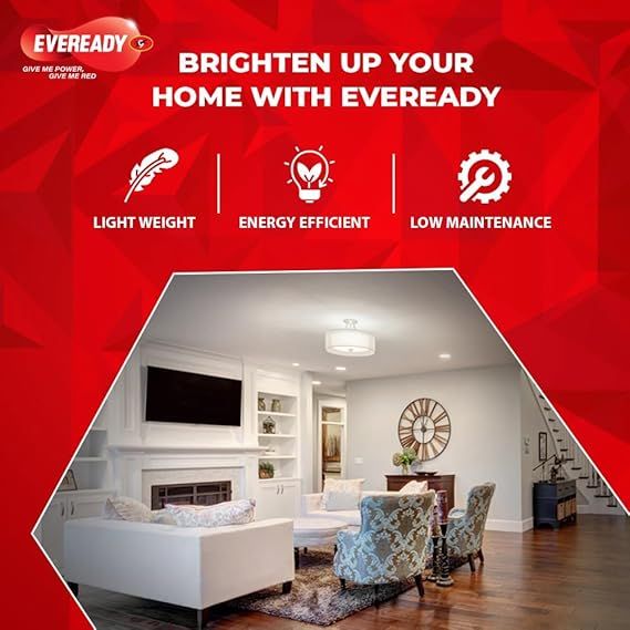 Eveready%2018W%20LED%20Bulb%20%7C%201800%20Lumen%20%7C%204KV%20Surge%20Protection%20%7C%20Long%20Life%20&%20Low%20Maintenance%20%7C%20BIS%20Certified%20%7C%201%20Year%20Warranty%20%7C%20100%20Lumens%20Per%20Watt%20%7C%20Cool%20Day%20Light%20(6500K)%20%7C%20B22%20%7C%20Pack%20of%206%20-%20Image%204