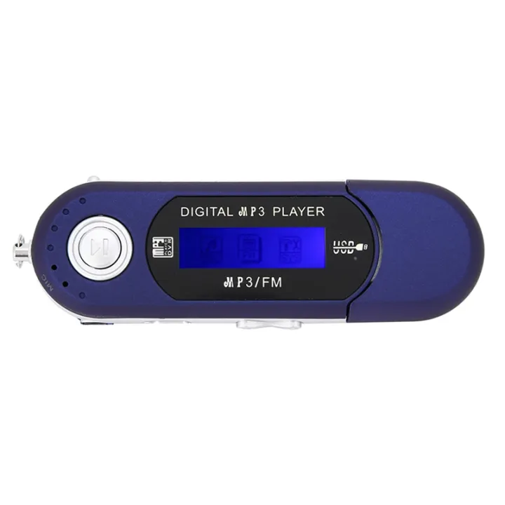 MP3%20Player%20MP3%20USB%20Player%20with%20Earphone%208GB,%20Portable%20with%20LCD%20Screen%20for%20Walking%20Running%20(Blue)%20-%20Image%202
