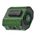 Mini Rechargeable Waist Clip Fan Strong Cooling 100 Gears Wearable Belt Fan Long Battery High-Speed Hanging Neck Fan Indoor Home. 