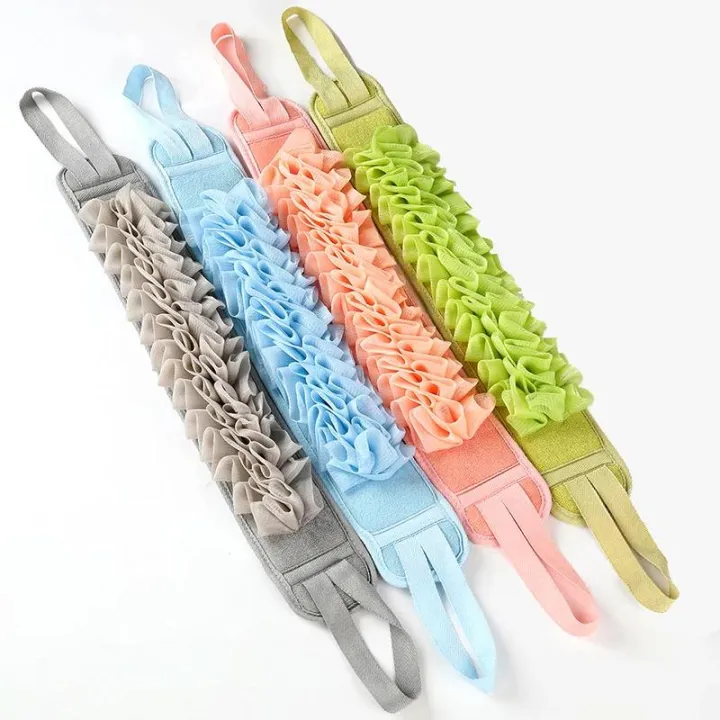 Tool%20Pull%20Strap%20Back%20Japanese%20Face%20Wash%20Body%20Korean%20Deep%20Mud%20Bath%20Towel%20Exfoliating%20Shower%2012%20in%20Back%20Scrubber%20Bath%20Towel%20Cleaning%20Towel%20Scrub%20-%20Image%202
