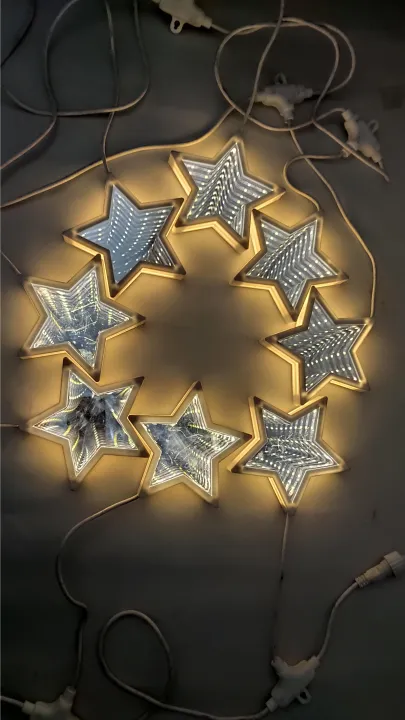 LED%20Star%20Infinity%20Mirror%20Decorative%20Hanging%20Light%20-Set%20of%208%20Stars%20-%20Image%209