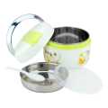 QQ 2 Layer Insulated Tiffin Lunch Box 1000ML With Spoon. 