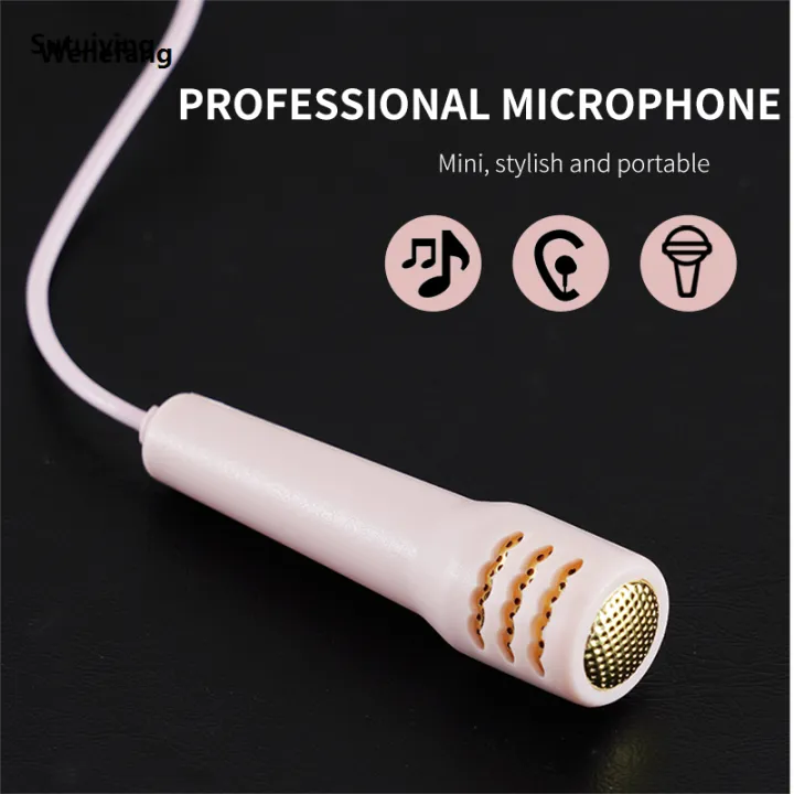 Wenefang%20Sutuiying%20Mini%20Karaoke%20Wired%20Earphone%20HD%20Mic%20All-in-one%20Stereo%203.5mm%20AUX%20in-Ear%20Sales%20promotion%20New%20style%20Headset%20K-Song%20Headphone%20For%20Singing%20Live%20Broadcast%20Music%20-%20Image%204