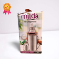 Milda Stainless Steel Oil Bottle With Handle 1000 ML. 
