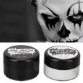 2PCS Halloween Face Painting Kit Highly Pigmented Face Body brus Paint Black and White for DIY Cosplay Theme Parties Body Makeup. 