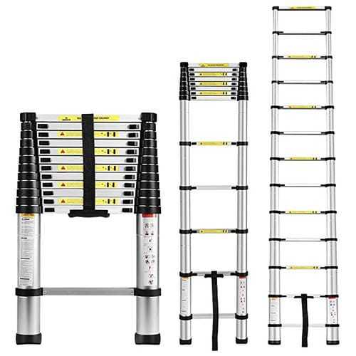5.6M Multi-Purpose Aluminium Telescopic Ladder Extension Extendable Portable Steps