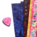 DIY Guitar Pick Punch Sheets Musicians Celluloid Guitar Pick Strips Three Thickness By 0.46/0.71/0.96cm Random Color. 