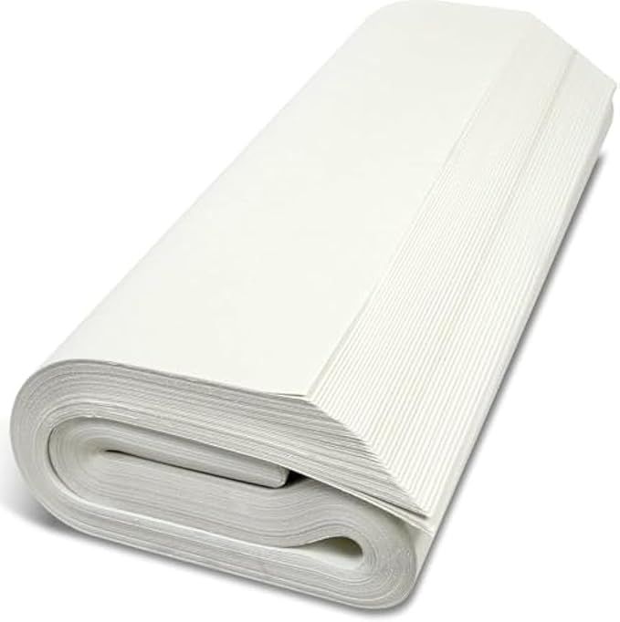 FR-KG White Butter Paper for ASMR Packaging / Packing Orders Large Sheets