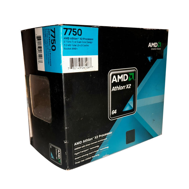 AMD Athlon X2 7750 - AD7750WCJ2BGH Processor with Heat Sink Fan