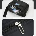 New Nylon Men Crossbody Bags Black Brown Blue Green Rectangle Shoulder Bag Large Satchel Travel. 