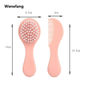 Wenefang 2pcs Baby Hair Brush Comb Soft Baby Hair Body Bath Brush Baby Protect Shower Hair Massage Comb Newborn Wash Care Cleaning Tools. 